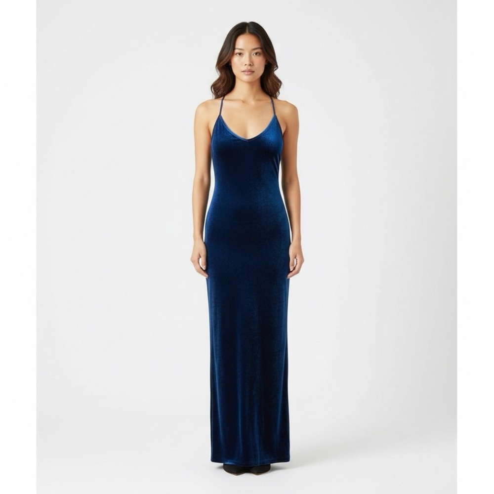 🌸Forever 21 navy maxi dress